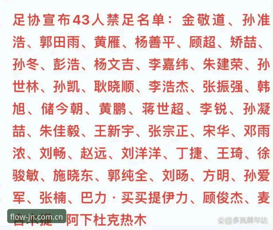 中国足协第三批禁足名单全面解析：17人终身禁赛背后足球生态的深度反思